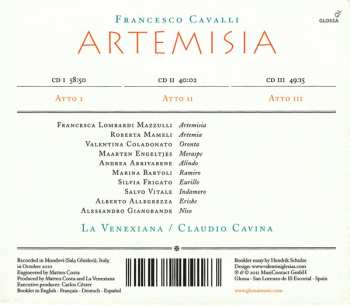 3CD/Dobozkészlet Francesco Cavalli: Artemisia