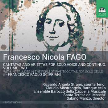Album Sabino Manzo: Cantatas For Solo Voice And Continuo, Volume Two