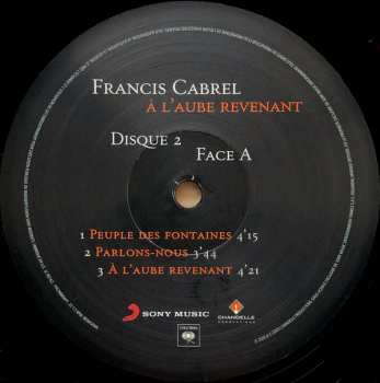 2LP Francis Cabrel: À L'aube Revenant