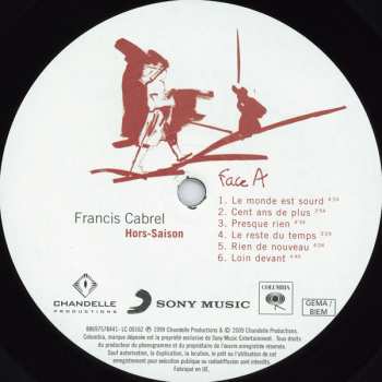 LP Francis Cabrel: Hors-Saison