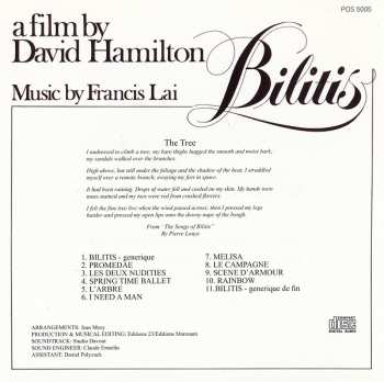 CD Francis Lai: Bilitis