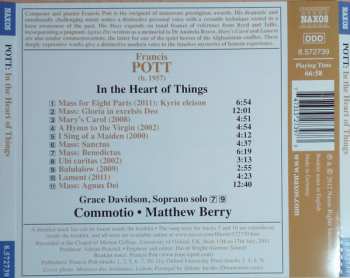 CD Grace Davidson: In The Heart Of Things (Choral Music Of Francis Pott)