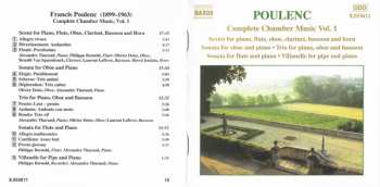CD Francis Poulenc: Complete Chamber Music, Vol. 1