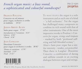 CD Francis Poulenc: Poulenc: Concerto Pour Orgue / Alain: Suite Pour Orgue / Langlais: Deuxième Concerto