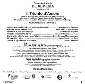 2CD João Fernandes: Il Trionfo D'Amore