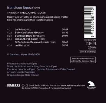 5CD/Dobozkészlet Francisco Lopez: Through The Looking-Glass