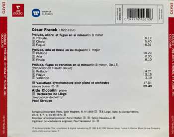 CD César Franck: Prélude, Chorale Et Fugue / Prélude, Aria Et Finale / Prélude, Fugue Et Variation / Variations Symphoniques