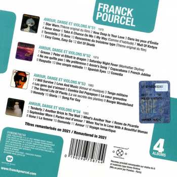 4CD/Dobozkészlet Franck Pourcel: Coffret 2021 4 Albums