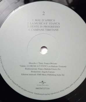 LP Franco Battiato: Orizzonti Perduti