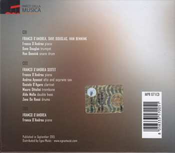 3CD/Dobozkészlet Franco D'Andrea: Three Concerts. Live At The Auditorium Parco Della Musica