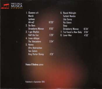 3CD/Dobozkészlet Franco D'Andrea: Three Concerts. Live At The Auditorium Parco Della Musica