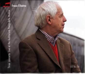 3CD/Dobozkészlet Franco D'Andrea: Three Concerts. Live At The Auditorium Parco Della Musica