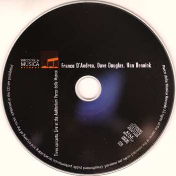 3CD/Dobozkészlet Franco D'Andrea: Three Concerts. Live At The Auditorium Parco Della Musica