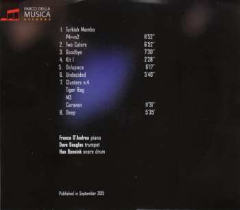 3CD/Dobozkészlet Franco D'Andrea: Three Concerts. Live At The Auditorium Parco Della Musica