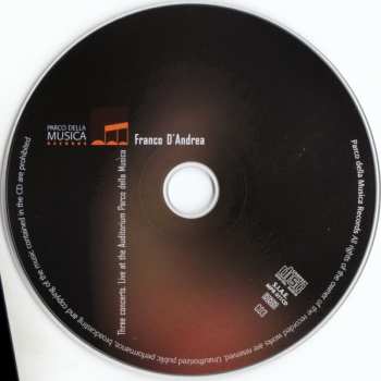 3CD/Dobozkészlet Franco D'Andrea: Three Concerts. Live At The Auditorium Parco Della Musica