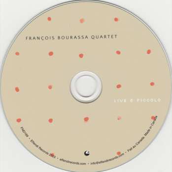 CD François Bourassa Quartet: Swirl (Live @ Piccolo)