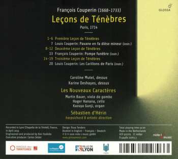 CD François Couperin: Leçons De Ténèbres