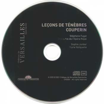 CD Sophie Junker: Leçons De Ténèbres