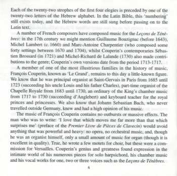 CD Daniel Taylor: Leçons De Ténèbres