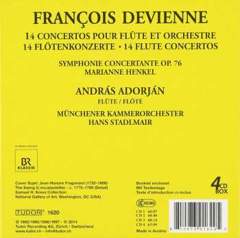 4CD François Devienne: 14 Concertos Pour Flute 