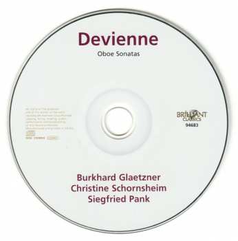 CD François Devienne: Oboe Sonatas