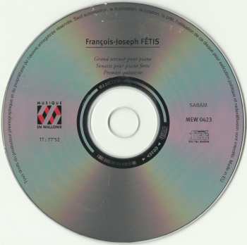 CD François-Joseph Fétis: Sextuor, Sonates, Quintette