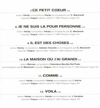 CD Françoise Hardy: Greatest Recordings