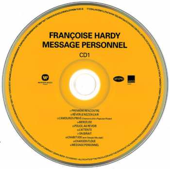 2CD Françoise Hardy: Message Personnel DLX