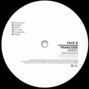 2LP Françoise Hardy: Messages Personnels