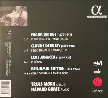 CD Claude Debussy: Cello Sonatas