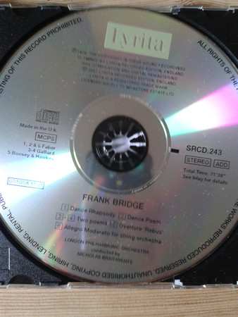 CD Frank Bridge: Rebus / Dance Poem / Dance Rhapsody