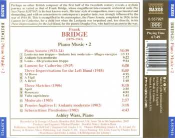 CD Frank Bridge: Piano Music • 2