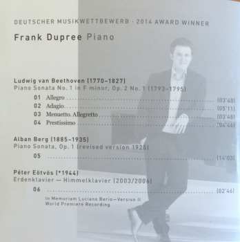 CD Frank Dupree: Opus 1 
