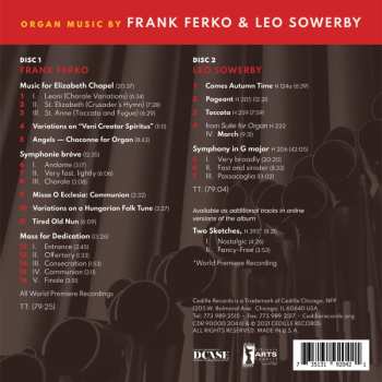 2CD David Schrader: Organ Music By Frank Ferko & Leo Sowerby