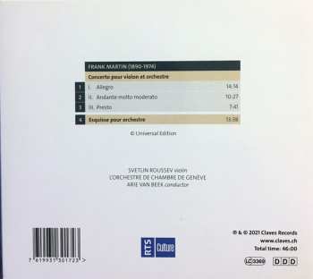 CD Frank Martin: Conerto Pour Violon, Esquisse Pour Orchestre