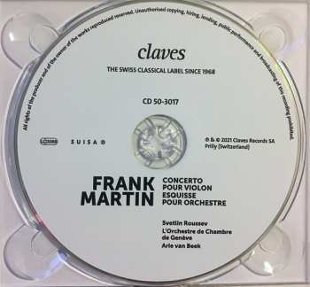 CD Frank Martin: Conerto Pour Violon, Esquisse Pour Orchestre