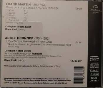 CD Frank Martin: Messe Pour Double Choeur A Cappella / Das Weihnachtsevangelium Nach Lukas