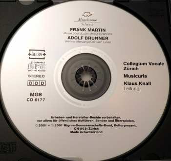 CD Frank Martin: Messe Pour Double Choeur A Cappella / Das Weihnachtsevangelium Nach Lukas