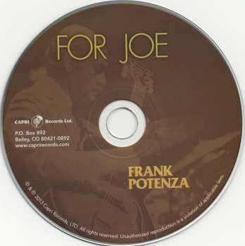 CD Frank Potenza: For Joe