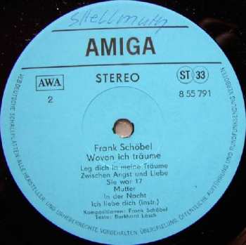 LP Frank Schöbel: Wovon ich träume