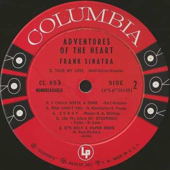 LP Frank Sinatra: Adventures Of The Heart