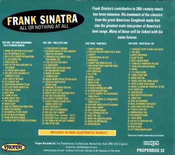 4CD/Dobozkészlet Frank Sinatra: All Or Nothing At All