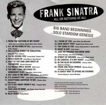 4CD/Dobozkészlet Frank Sinatra: All Or Nothing At All