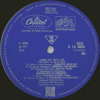 LP Frank Sinatra: Come Fly With Me
