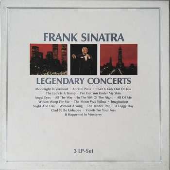 3LP/Dobozkészlet Frank Sinatra: Legendary Concerts