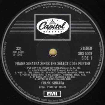 LP Frank Sinatra: Sings The Select Cole Porter