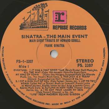LP Frank Sinatra: The Main Event (Live)