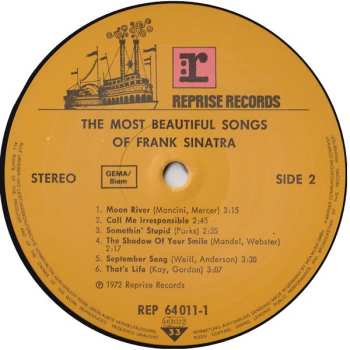 2LP Frank Sinatra: The Most Beautiful Songs Of Frank Sinatra