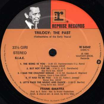 3LP/Dobozkészlet Frank Sinatra: Trilogy: Past, Present & Future