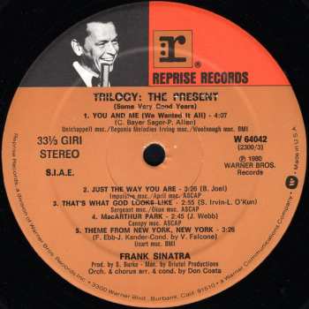 3LP/Dobozkészlet Frank Sinatra: Trilogy: Past, Present & Future